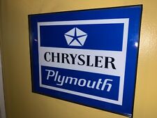 Chrysler Plymouth Motors Auto Garage Mechanic Man Cave Advertising Sign picture