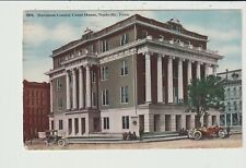 POSTCARD DAVIDSON COUNTY COURT HOUSE NASHVILLE TENNESSEE - 1913 picture