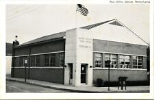 Vtg Postcard Denver PA Pennsylvania - Post Office B/W Chrome UNP picture
