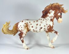 CUSTOM Breyer model horse Fireheart Chestnut Appaloosa picture