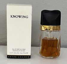 Vintage Knowing W/Box Estee Lauder Eau De Parfum Spray 2.5 F Oz. 75 Ml 70% Full picture