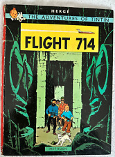 Hergé The Adventures of Tintin Flight 714 Methuen 1st 1968 picture