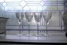 4 Vintage Mikasa Apollo Crystal Wine or Water Glasses picture