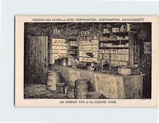 Postcard Interior View Country Store Wiggins Old Tavern Hotel Northampton MA USA picture