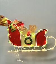 Vintage Plastic Lighted Christmas Decoration 1980’s picture