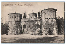 c1905 Fort Thungen (Trois Glands) Luxembourg Antique Unposted Postcard picture
