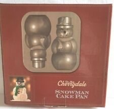 Vintage The New Cherrydale Snowman Holiday 3D Cake Pan Christmas New In Box picture