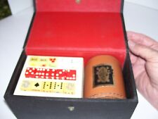 Vintage Crisloid Game Box #337 Complete 1950's Hard Case with Snap Front Crest  picture
