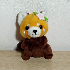 Amuse Japan Lesser Baby Red Panda Raccoon Girly Plush Doll Toy Animal Happy 4.5