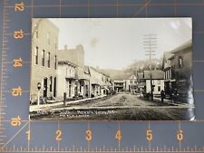 Postcard RPPC Newark Valley NY Main St South Horse & Buggies c1900 Unposted picture