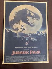 Vintage Jurassic Park Poster 11.5 x 16