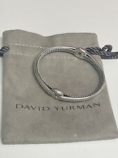 David Yurman Thoroughbred Double Link Bracelet with Pavé Diamonds M picture
