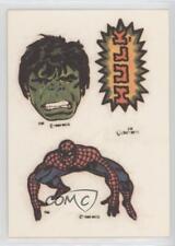 1980 Donruss Marvel Comics Super Heroes Rub-A-Tattoo Hulk Spider-Man 0ba6 picture
