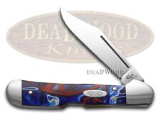 Case xx Knives Mini Copperlock Patriotic Kirinite Stainless Pocket Knife 11211 picture