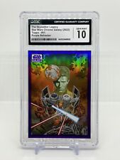 2022 Topps Chrome Star Wars Galaxy Skywalker Legacy Purple Refractor /25 PSA 10 picture