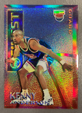 KENNY ANDERSON 1995-96 TOPPS FINEST MYSTERY BORDERLESS REFRACTOR GOLD M5 picture