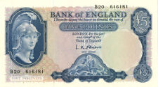 Great Britain - 5 Pounds - P-371 - 1957-67 dated Foreign Paper Money - Paper Mon picture