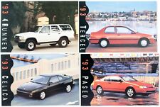 1993 Toyota Advertising Postcard Lot of 9 - MR2 Celica 4Runner Truck Camry picture