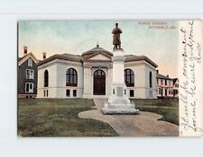 Postcard Public Library Pittsfield Maine USA picture