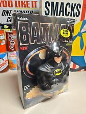 1989 Ralston Batman Cereal Full Box Factory Sealed w/Free Bank & T-Shirt Offer picture