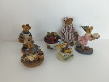 Vintage Boyds Bears & Friends Bearstone Collection Figurines Lot  6 Birthday NN picture