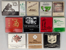 Vintage Match Book lot of 14 Assorted Restaurant Matchbooks picture