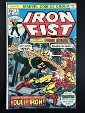 Iron fist #1 Marvel Comics 1st Print Bronze Age 1st Print 1975 Good/VG *A1 picture