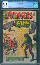 Avengers #8 ⭐ CGC 3.5 ⭐ 1st Appearance KANG the Conqueror Silver Age Marvel 1964 picture