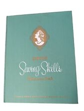 Singer Sewing Machine Skills Reference Book - Hardcover - Green Retro - 1954 picture