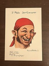 Postcard Etienne Blandin Privateers Pirate Albert Le Jeune Green Thigh French picture