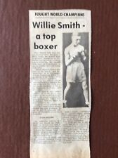 L1j Ephemera 1970s Article Boxer Willie Smith Margate picture