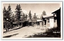 c1940s Cottages Park Lodge Johnston Jasper Alberta Canada RPPC Photo Postcard picture