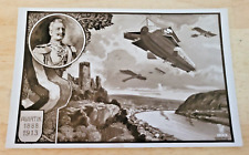 Postcard WW1 Germany Advertising Postcard For Aviatik Aircraft Kaiser Cameo picture