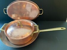 Paul Revere 1801 copper cookware -4 part set vintage 1970s picture
