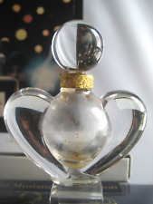 🎁1/2 oz Vintage empty PARFUM Perfume Nina Ricci Farouche Lalique bottle picture