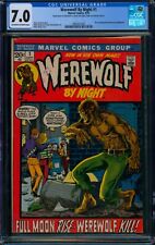 Werewolf by Night #1 🌟 CGC 7.0 🌟 1st Solo Title Marvel Graded Comic 1972 picture