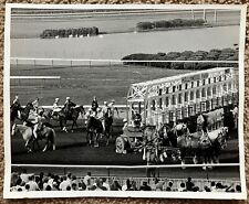 Vtg Original 1960's B&W Photo Hollywood Park Horse Racetrack Inglewood CA 8x10 picture