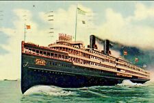 C.1911 Steamer City Of Cleveland. D&C Line. Steamship. Boat. Louis Kiefer. VTG picture