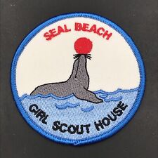 Vintage Girls Scouts House Patch - Seal Beach CA California -- 3
