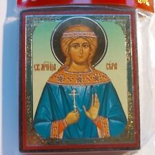Russian Icon St.Vera / Holy Faith ,3×2.5 inch picture