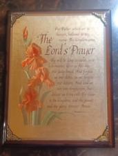 The Lord's Prayer Wall Plaque Vintage picture