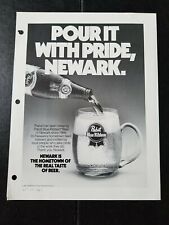 1983 Pabst Blue Ribbon Beer Ad Slick 