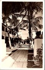 RPPC Ocean Side Hotel, Harding Ave Miami Beach FL Vintage Postcard W58 picture