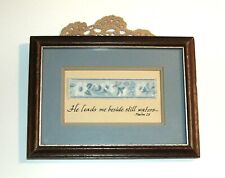 Needle Art Of The Old World #179-Isidore Industries-framed design w/Bible verse picture
