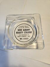 New Albany Beauty College Indiana Ashtray 4 Slots 4