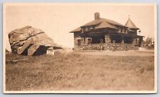 1910 Old Stone Home Southport Connecticut RPPC Real Photo Vintage Postcard picture