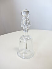Vintage Clear Glass Pudgie KEWPIE Bell picture