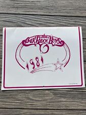 The Oak Ridge Boys 1981 Calendar Flip Calendar Kim Allen Pink White picture