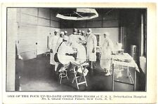 New York, NY: WWI postcard,.: Debarkation Hospital No. 5: operating room picture
