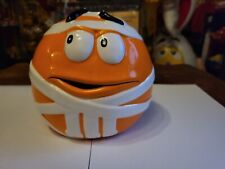 M&M Orange Mummy Candy Jar w/Lid -  picture